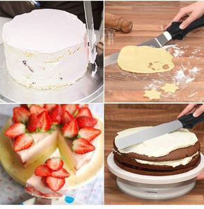 3-Piece Stainless Steel <b>Cake</b> Icing Spatula Set Top Seller Home Baking Tools-Food Shovel Butter Cream Knife Metal PC - Product Image 2