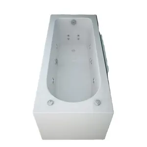 Высокое качество прогулка в ванне 1700 мм прямоугольная Освежающая спа-ванна двухличная ванна джакузи