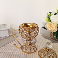 Brûleur d'encens arabe en métal doré moderne portable de nouvelle conception pour la décoration du Ramadan, magasin, bureau, maison