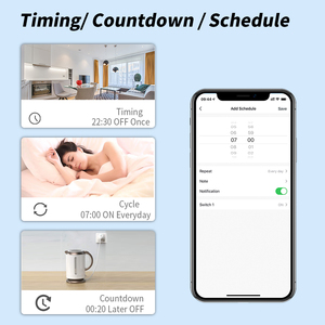 Sixwgh cozylife wifi nhà thông minh ổ cắm 16A EU cắm Outlet điều khiển từ xa hẹn giờ điện màn hình điều khiển bằng giọng nói (Google 20A - Product Image 4