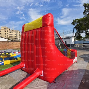 Gioco gonfiabile di pallacanestro della <span class=keywords><strong>casa</strong></span> di rimbalzo del castello rosso che rimbalza arcobaleno del castello di Yuedong - Product Image 4