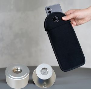 磁気ロック式携帯電話ポーチ ネオプレン素材 防水 隠し安全ピン 盗難防止 RFID信号遮断 セキュリティロッカー - Product Image 1