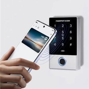 Système de contrôle d'accès intelligent avec serrure de porte à empreinte digitale, clavier tactile et lecteur de carte <span class=keywords><strong>RFID</strong></span> - Product Image 3
