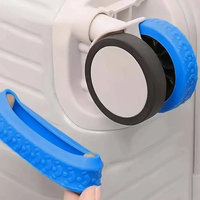 Fundas de Silicona para Ruedas de Equipaje, Grado Alimenticio, Reducción de Ruido, Absorción de Impactos, Ecológicas, Fáciles de Limpiar, Accesorios de Viaje