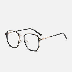 Lunettes de vue carrées Qianai L2-89008, verres PC extra larges, anti-lumière bleue, unisexes - Product Image 2