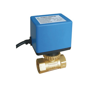 Actionneur BV03G2D20SA/220 pour système de climatisation et de chauffage, vanne à boisseau sphérique motorisée en laiton avec certification CE, BV03G2D20SA/220, 2 ports motorisés - Product Image 3