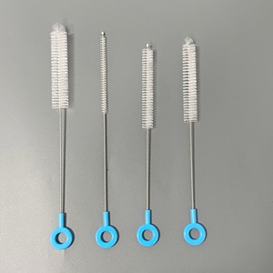 Set di Quattro Pezzi di Spazzole per Ciuccio e Biberon in Acciaio Inox 304 con Setole in Nylon Marca HLX - Product Image 4