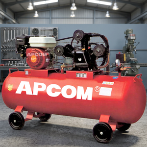 Compresseur d'air portable à essence APCOM, compresseur à piston silencieux 3hp 4hp 5hp 6hp, prix direct usine pour travaux en extérieur - Product Image 1