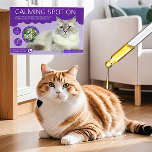 Soutien au <span class=keywords><strong>stress</strong></span> et à la tension pour <span class=keywords><strong>chien</strong></span> et chat avec des ingrédients naturels, formule liquide homéopathique sans apaisant pour toutes les races, tous âges et tous poids - Product Image 6