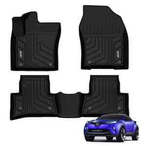 2020 <span class=keywords><strong>precio</strong></span> de fábrica alfombrillas de coche revestimiento de alfombrilla de piso 3D, alfombra 3D personalizada alfombrillas de piso de coche TPE antideslizantes para <span class=keywords><strong>TOYOTA</strong></span> CHR - Product Image 1