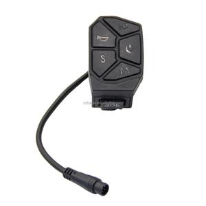 Interrupteur de phare de vélo électrique/trottinette électrique à 6 broches et sept fonctions avec LED et vitesse réglable, bouton de clignotant - Product Image 2