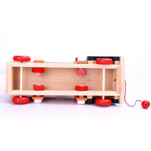 Fourniture de puzzle en bois pour enfants-Assemblage de voiture à écrou pour enlever le jouet - Product Image 5