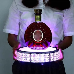Espositore Illuminato per Bottiglie di Vino con Cristalli e Diamanti, Supporto per Champagne, Servizio VIP, Presentatore Decorativo - Product Image 6