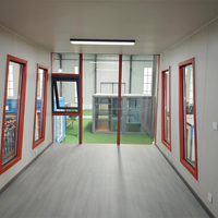 Structure en acier maison préfabriquée conteneur d'expédition Garage préfabriqué pliant vivant 20ft maisons modulaires
