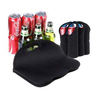 Porte-bouteilles et canettes en néoprène isolé pour 6 bouteilles, porte-canettes et porte-gobelets, sac de transport - Product Image 6