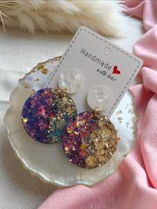 Pendientes de Resina Hechos a Mano de Moda, Estilo Artístico Ligero, Perfectos para Uso Diario y Moda Atrevida - Product Image 3