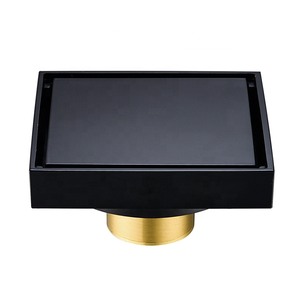 Desagüe <span class=keywords><strong>de</strong></span> Piso para Baño Moderno, <span class=keywords><strong>de</strong></span> Latón Cromado, Cuadrado, Fácil Instalación, Alta Calidad, <span class=keywords><strong>Precio</strong></span> <span class=keywords><strong>de</strong></span> Fábrica - Product Image 1