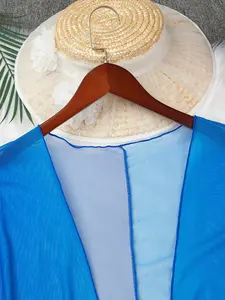 2024 <span class=keywords><strong>grande</strong></span> <span class=keywords><strong>taille</strong></span> dégradé <span class=keywords><strong>plage</strong></span> couvrir à manches courtes une pièce <span class=keywords><strong>Kimono</strong></span> femmes maillots de bain femme maillot de bain maillots de bain natation - Product Image 5