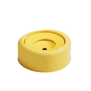 Cuenco de agua flotante para perros, redondo, que fomenta la hidratación para cachorros y Bichon Frises - Product Image 1
