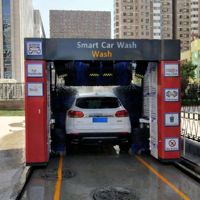 Machine de lavage de véhicules complète à portique réciproque, équipement de lavage automatique de véhicules avec système de pulvérisation d'eau, de mousse et de cire