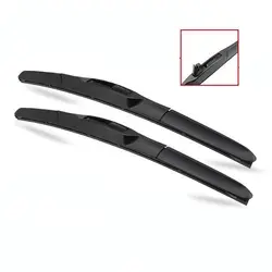 Balais d'essuie-glace universels de pare-brise <span class=keywords><strong>hybride</strong></span> noir mat XL <span class=keywords><strong>Accessoires</strong></span> de voiture en caoutchouc naturel de haute qualité pour <span class=keywords><strong>Yaris</strong></span> - Product Image 2