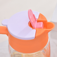 Nouvelle conception, pichets à eau en plastique de 1500 à 2000 ml, bouilloire à eau, ensemble de pichets en plastique avec 4 tasses et poignée
