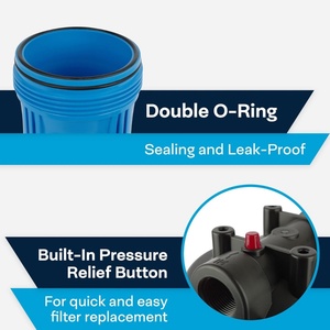 10 "x 4.5" 3-giai đoạn toàn bộ nhà hệ thống lọc nước + quay xuống trầm tích pre-lọc cho nhà và nhỏ thương mại - Product Image 4