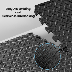 Tapis d'interverrouillage en mousse EVA certifié CE 60x60cm à motif feuille/T antidérapant et imperméable pour <span class=keywords><strong>salle</strong></span> de sport et <span class=keywords><strong>salle</strong></span> de <span class=keywords><strong>fitness</strong></span> - Product Image 3