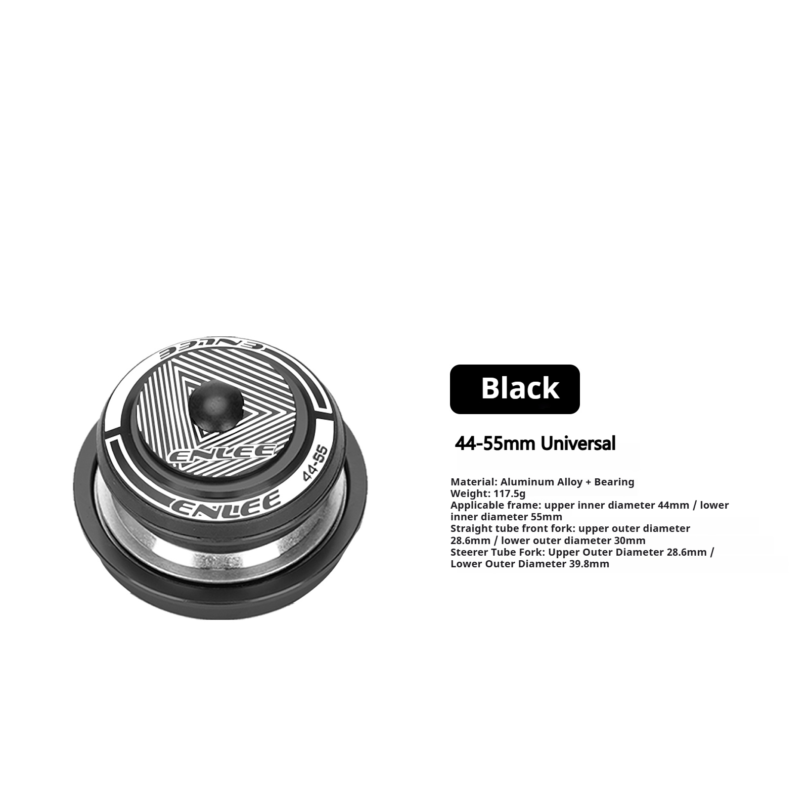 Negro-44-55mm Universal