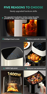Top Quality China Digital Air Fryer Competitive Price Commercial Air Fryer With Touch Digital Air Fryer - Product Image 3