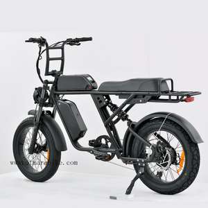 Usine OEM dame hommes vintage ebike 48v/52V pleine suspension vitesse rapide rétro moto électrique e-bike vélo vélo électrique - Product Image 3