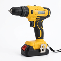 Perceuse sans fil 21V avec affichage numérique, moteur à balais, perceuse pistolet, couple de 40 Nm, 1800 tr/min, mandrin de 10 mm, perçage du bois jusqu'à 36 mm