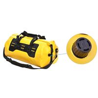 Sac de voyage étanche en PVC avec poignée rembourrée pour moto, camping, kayak, loisirs et sorties d'une journée