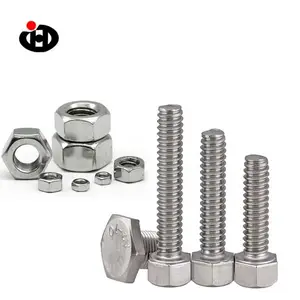 Hot Sales Hardware Fasteners Stainless Steel Hex Bolt And Nut Screw Customized Washer Fastener Supplier Manufacturers ASTM