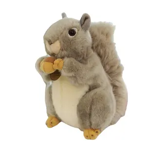 creative design vivid squirrel doll plush toys cute Cartoon squirrel stuffed Plush Toy