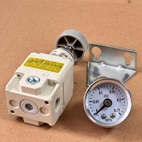 Régulateur de pression pneumatique de précision IR1000-01BG, vanne de réduction de pression d'air, régulateur d'air comprimé avec manomètre et support de montage