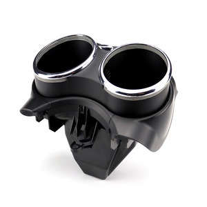 Portavasos para Mercedes-Benz CLS C219, consola central, material ABS negro - Product Image 2