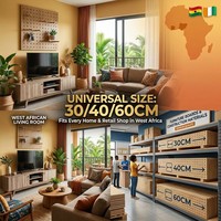 Panneau de rangement mural modulable 30/40/60cm de l'usine chinoise pour la revente au Ghana, transit vers le Mali, le Burkina Faso, le Niger
