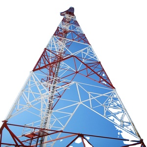 Tour de communication autoportante à 3 pieds angulaires galvanisée pour l'extérieur, 19 27 37 47M, connectivité satellite 5G 4G en zone rurale - Product Image 1
