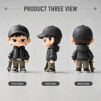 Figuras de Plástico de Niño, Fabricación OEM ODM, Figuras Personalizadas en 3D de PVC, Figura de Acción Coleccionable, Juguete de Niño para Decoración y Regalo