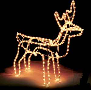 TSINYE haute qualité Offre Spéciale LED motif cerf de noël étanche LED corde lumières noël renne affichage lumière décor de vacances - Product Image 3