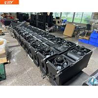 Système de sonorisation passif AM210 Dual 10 pouces Line Array pour intérieur ou extérieur avec enceintes audio pour scène/bar/club
