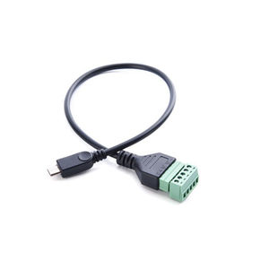 Prise mâle <span class=keywords><strong>Micro</strong></span> 5Pin à 5Pin <span class=keywords><strong>femelle</strong></span> sans soudure tête de Conversion de borne connecteur enfichable câble rallonge - Product Image 1