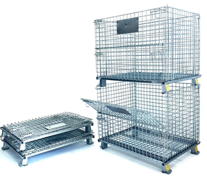 אחסון מותאם אישית מחסן מתקפל מתקפל חוט פלדה תיל כלוב מזרן - Product Image 1