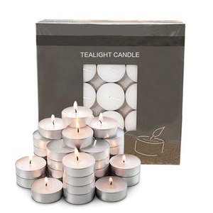 Bougies chauffe-plat artisanales en cire de paraffine non parfumée pour Noël, mariages, anniversaires, décoration intérieure et fêtes. - Product Image 3
