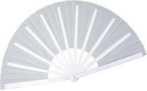 Ventilador Plegable de Plástico de 13 Pulgadas con Sonido Fuerte, 100% Sublimable, en Blanco, Clásico, Personalizable con Prensa de Calor, para Año Nuevo - Product Image 6