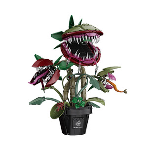 KQ401 K403 Pot de fleurs carnivore Puzzle Blocs de construction à assembler de haute difficulté Jouet DIY en plastique ABS pour les 14 ans et plus - Product Image 5