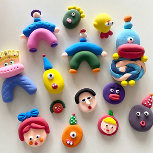 12 couleurs d'argile mousse à séchage à l'air libre pour enfants, super légère et douce, facile à utiliser, matériel d'artisanat - Product Image 5