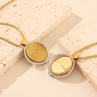 Collier simple à maillons en O en acier inoxydable plaqué or avec pendentif cœur, bijoux en cristal pour femme, colliers ras-du-cou tendance, cadeau