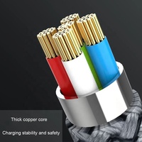 Kabel Pengisian Daya USB C 60W PD Nylon Braided Grosir Xput 1M 1.5M 2M 3M 5M 8M, Kabel Data USB Type C ke USB Type C Pengisian Cepat